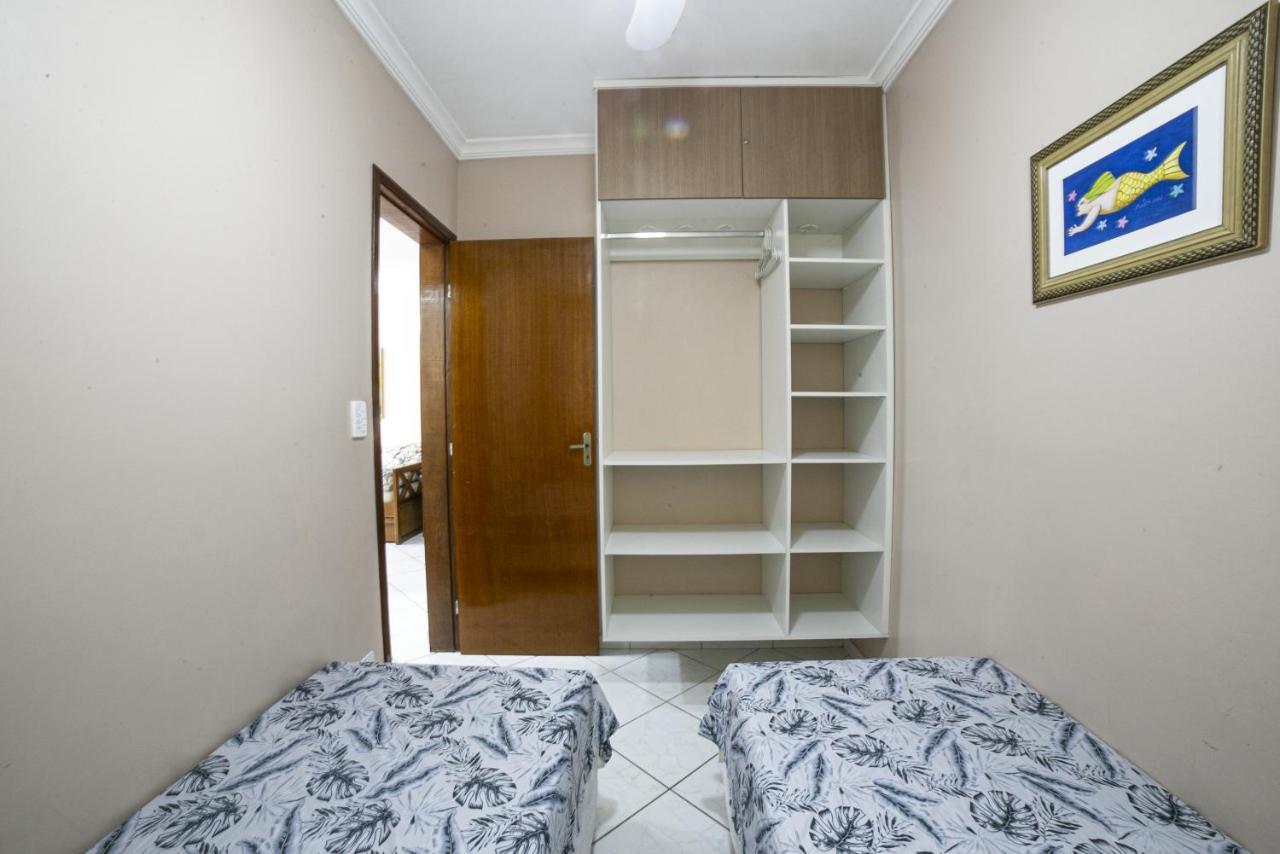 Apto 22E Ar Condicionado E Ventilador, 2 Quartos, Churrasqueira, Elevador E Piscina Ubatuba Kültér fotó