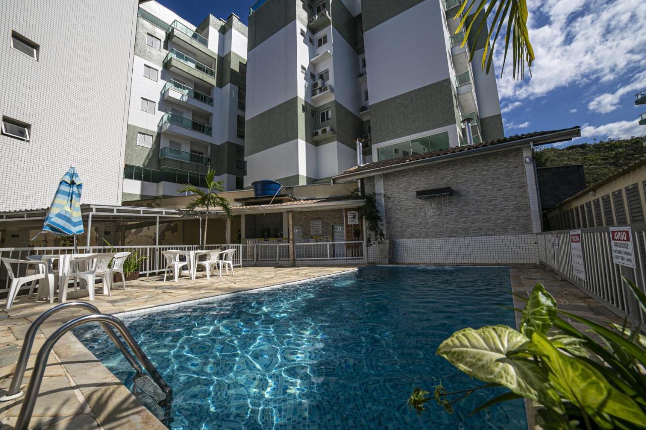 Apto 22E Ar Condicionado E Ventilador, 2 Quartos, Churrasqueira, Elevador E Piscina Ubatuba Kültér fotó