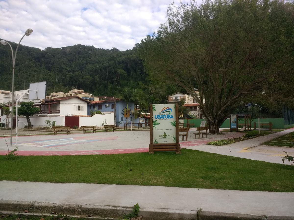Apto 22E Ar Condicionado E Ventilador, 2 Quartos, Churrasqueira, Elevador E Piscina Ubatuba Kültér fotó