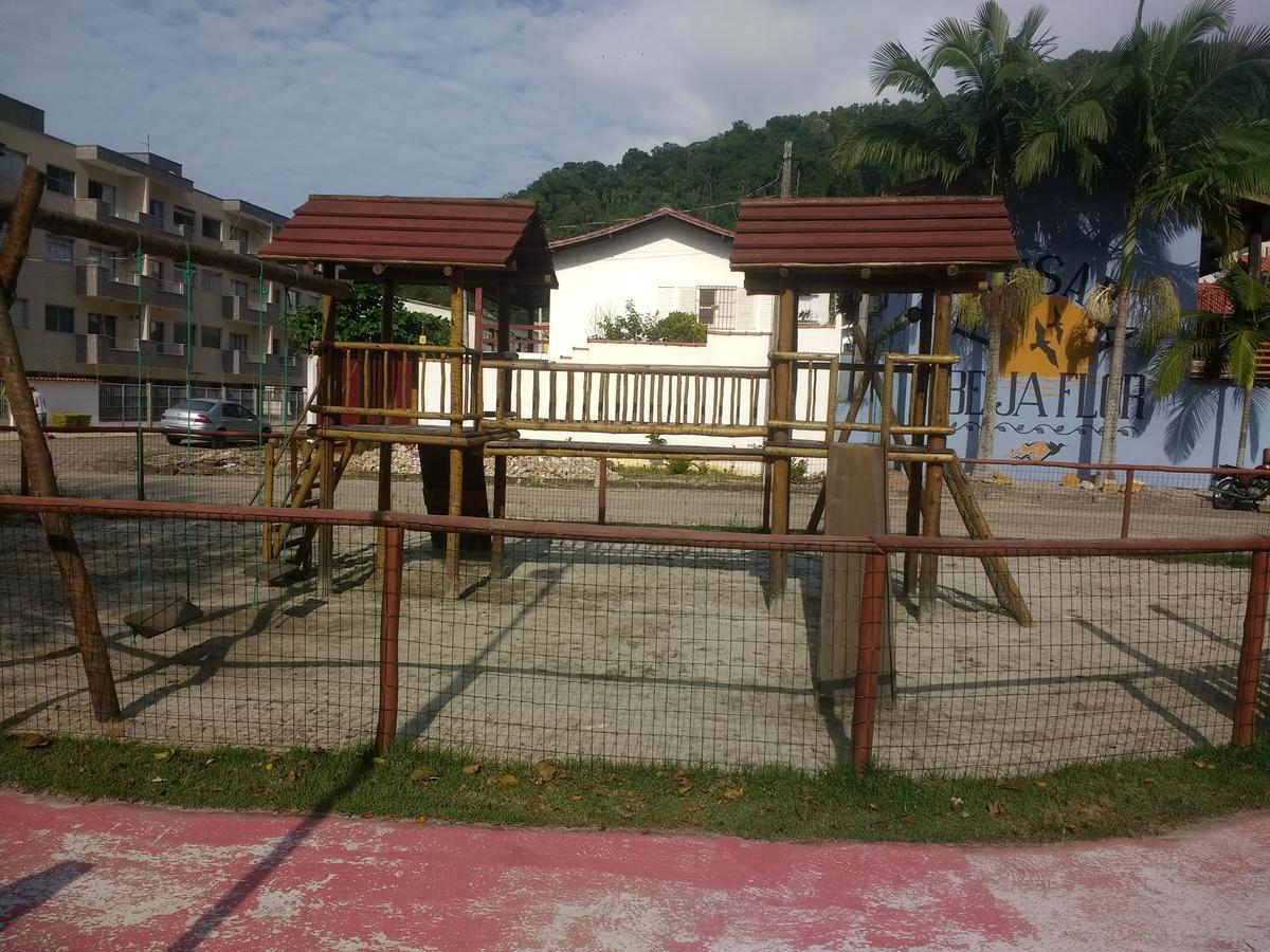Apto 22E Ar Condicionado E Ventilador, 2 Quartos, Churrasqueira, Elevador E Piscina Ubatuba Kültér fotó